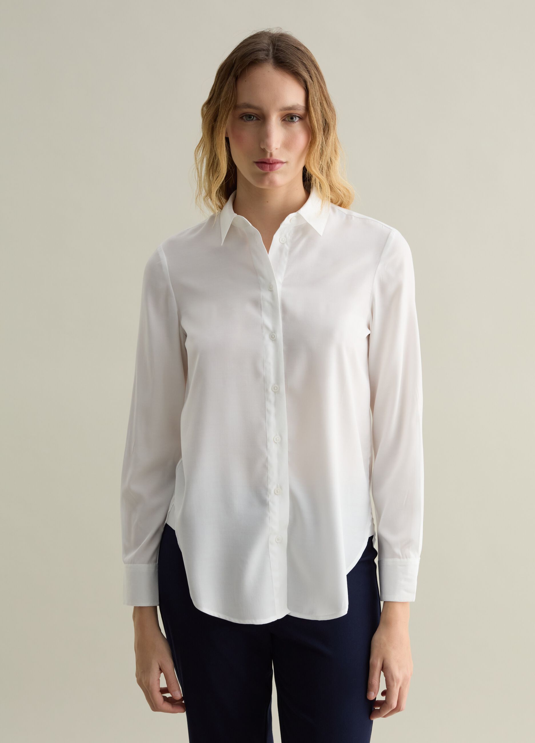 Camicia in misto viscosa