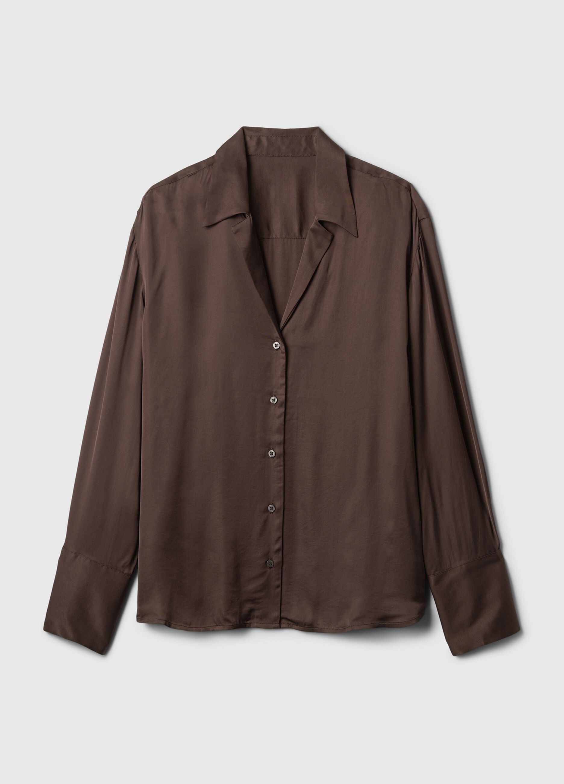 Satin viscose shirt