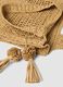 Beige beach bag in pure paper-fibre fabric_2