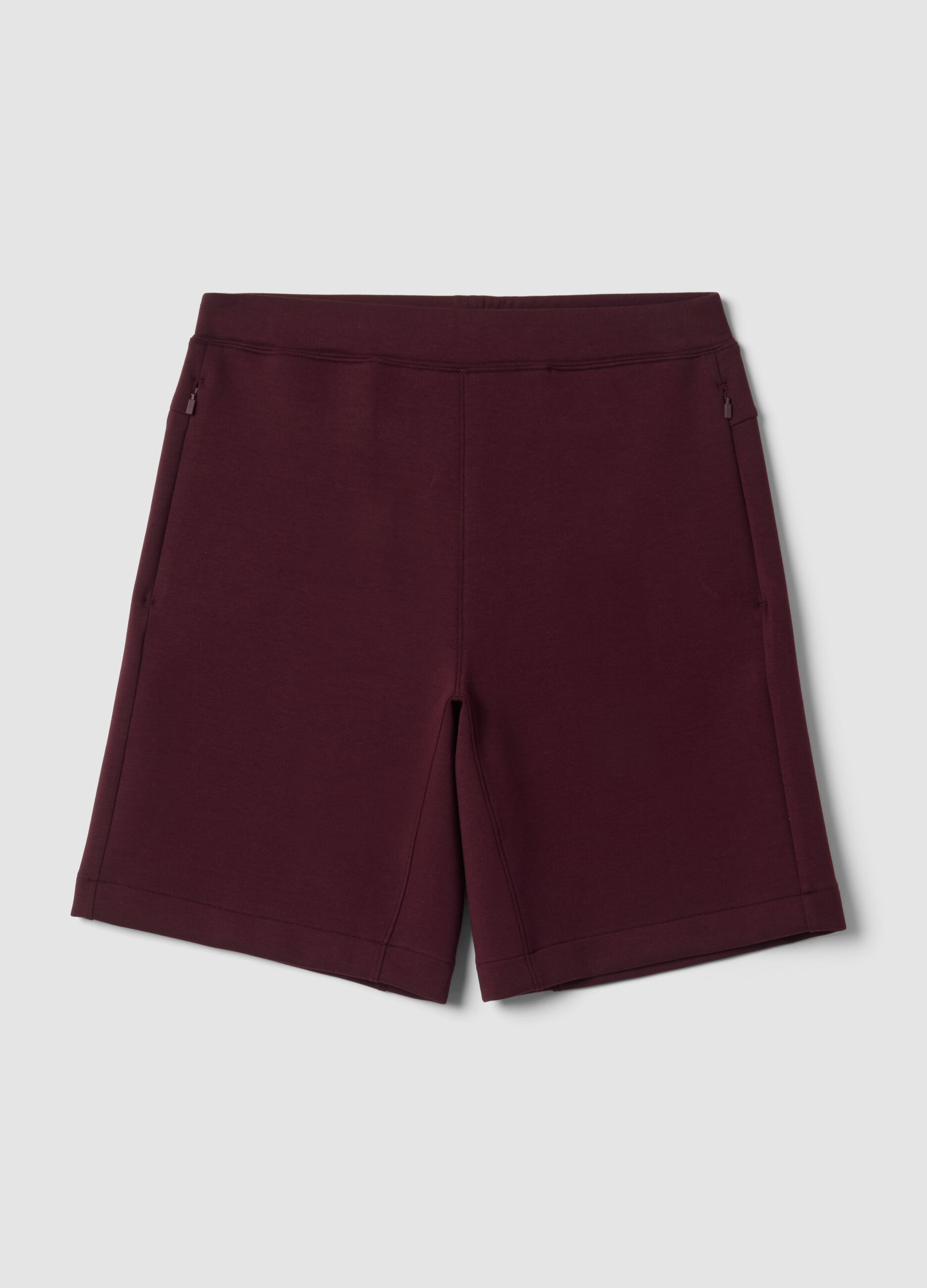 Breathable brown 2-way stretch shorts