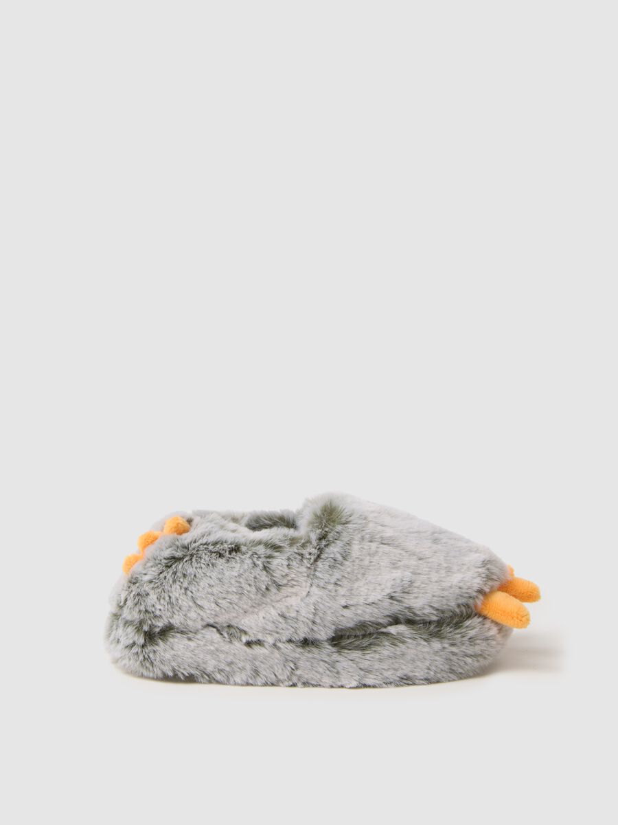 Multicolour Plush Children's Slippers_0