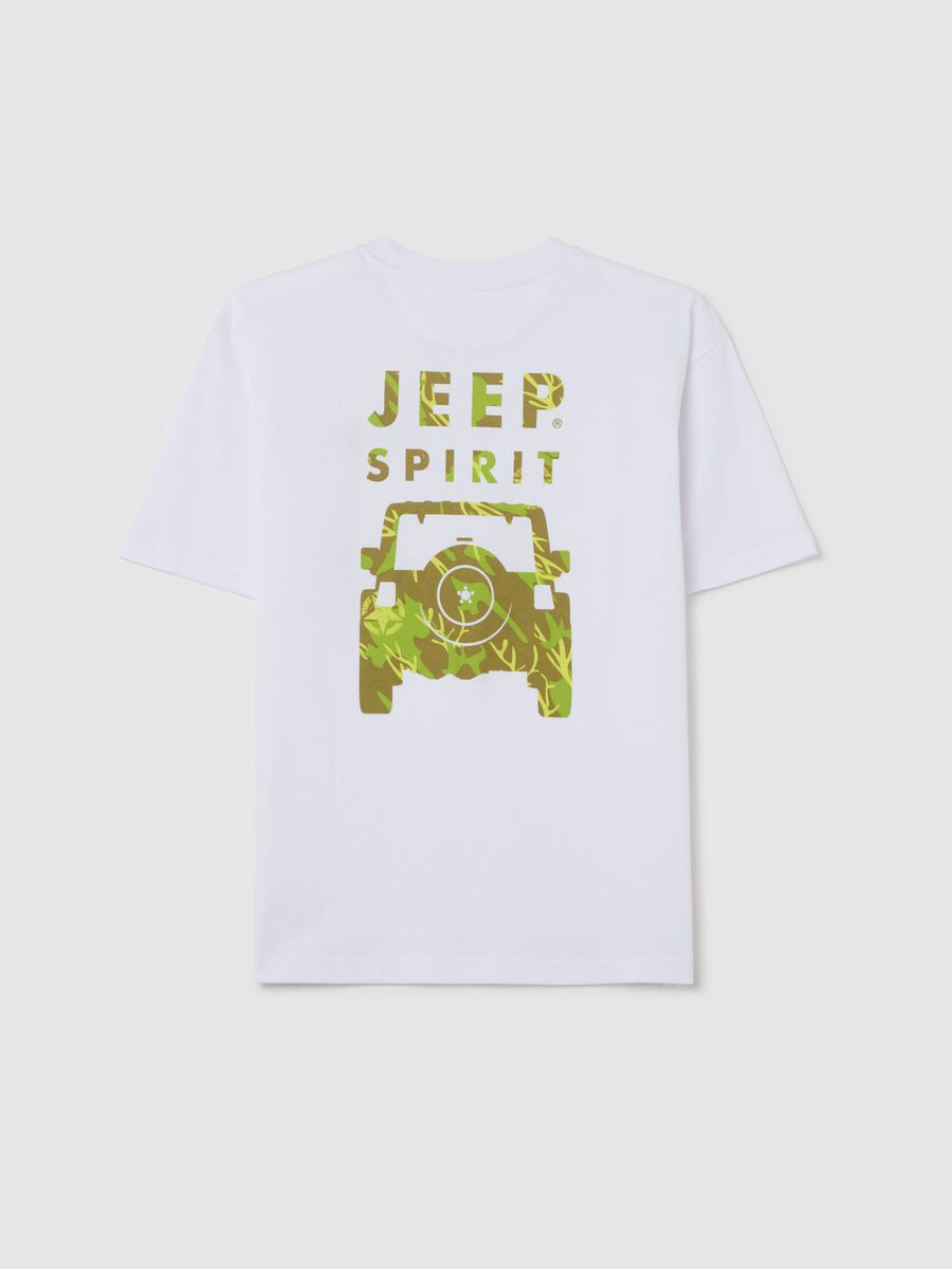 T-shirt in cotone con stampa logo e fuoristrada_4