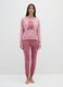Pink pure cotton pyjamas with regular fit_0