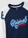 T-shirt blu in puro cotone con girocollo e stampa per ragazzo_4