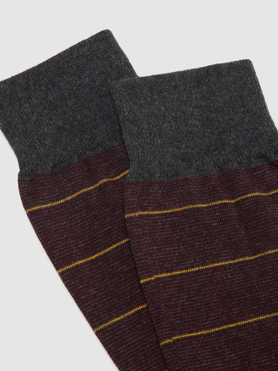Two-pack of multicolour cotton blend socks_2