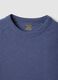 Regular fit blue pure cotton T-shirt_5