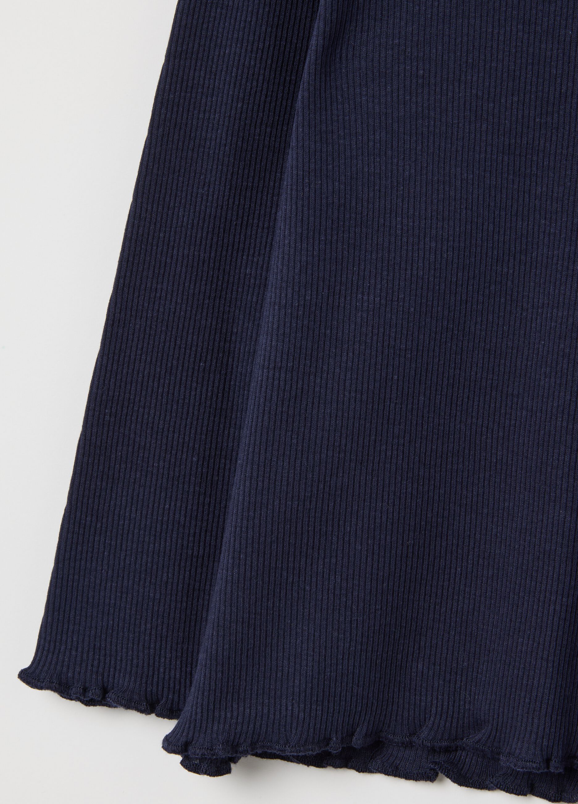 Regular fit blue cotton baby girl sweater
