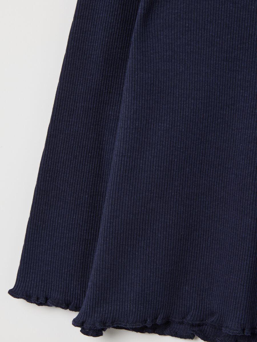 Regular fit blue cotton baby girl sweater_2
