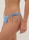Blue striped stretch bikini bottoms_3