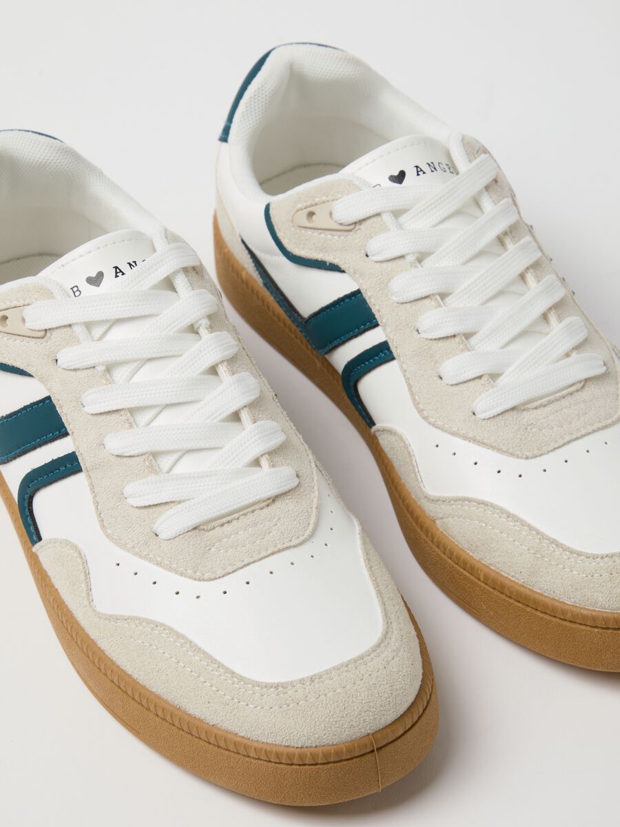 Sneakers in vera pelle multicolor regular fit_2