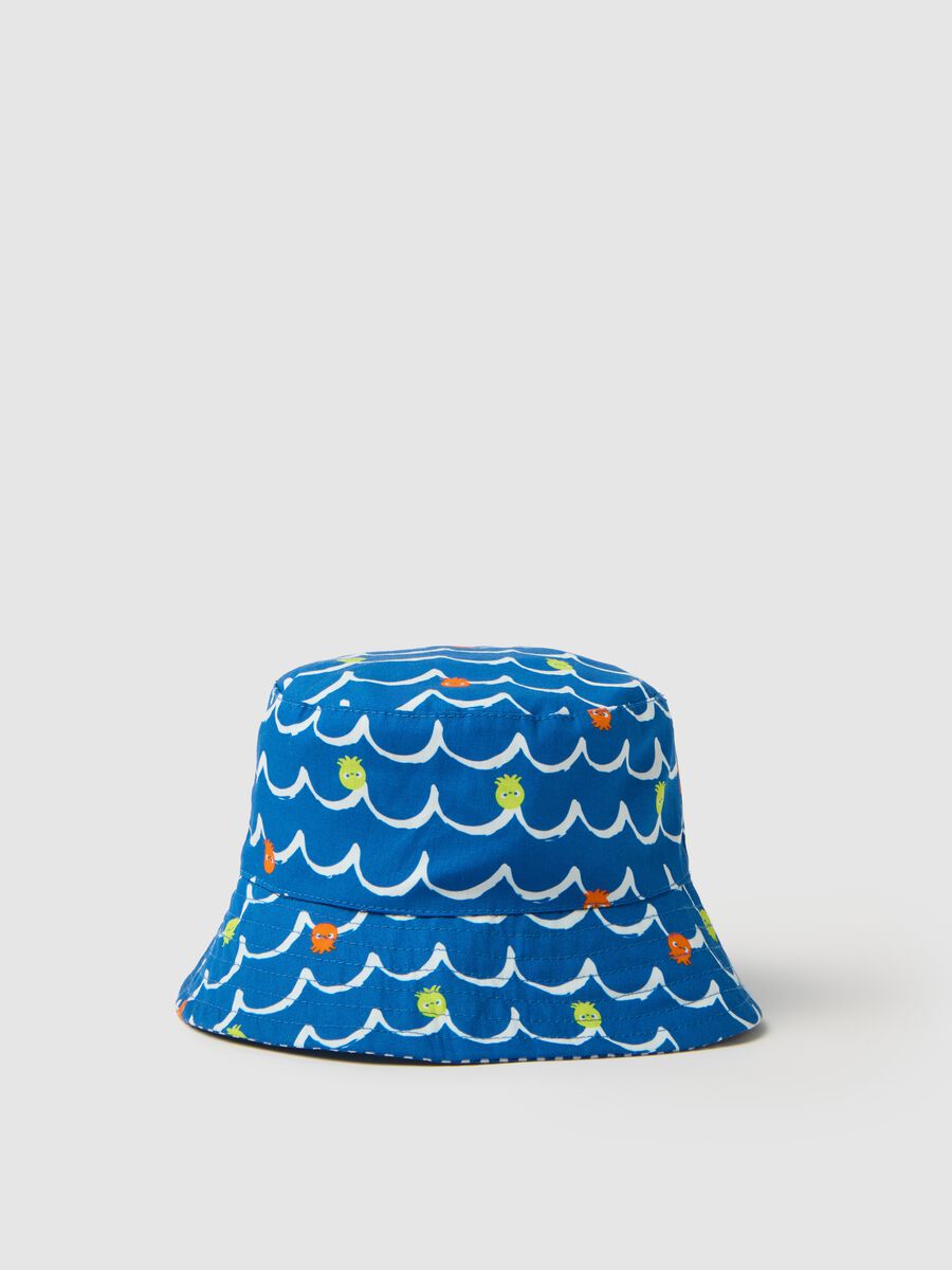 Children's multicolour cotton bucket hat_0