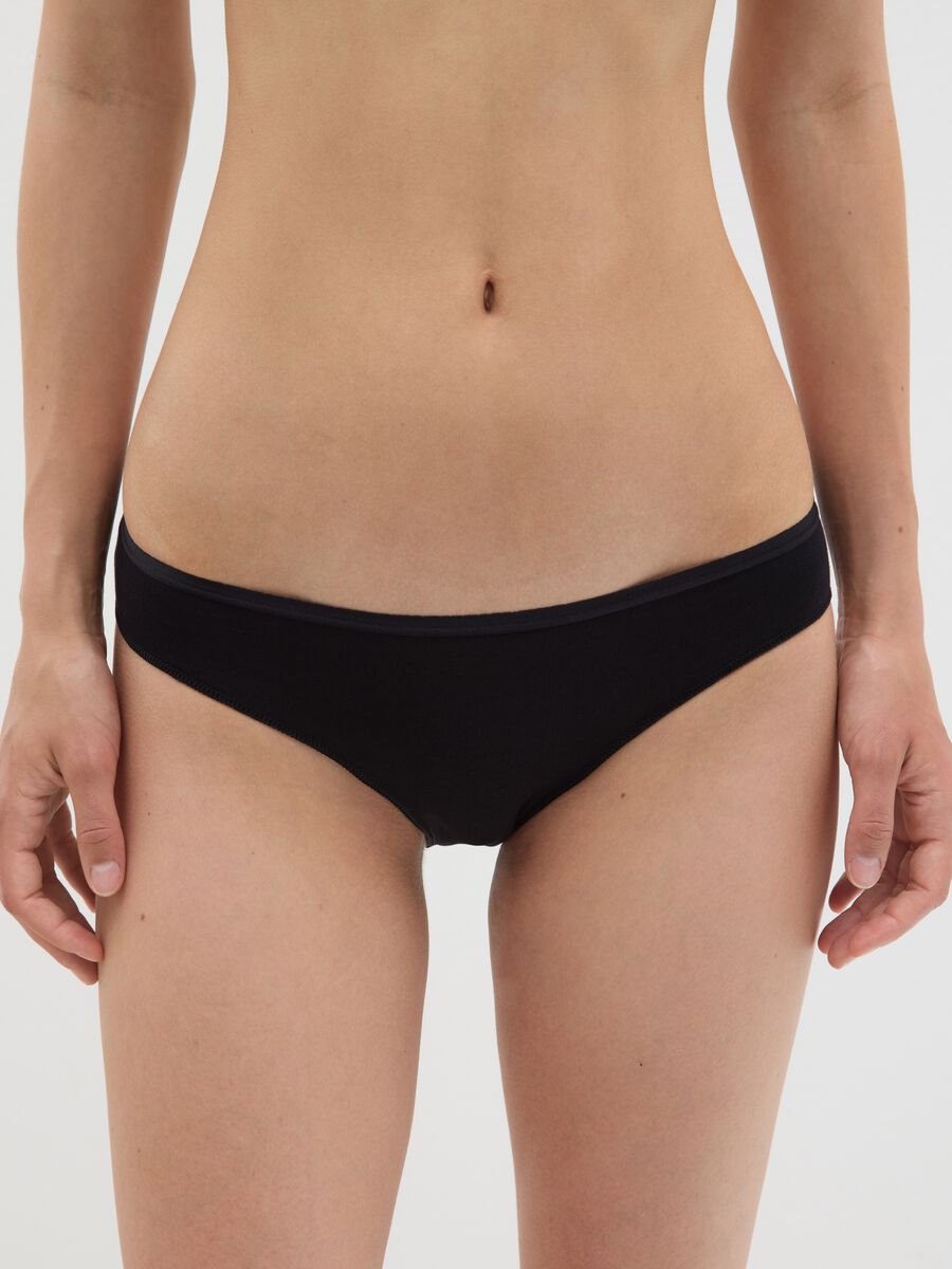 Five-pack briefs with micro polka dot pattern_2
