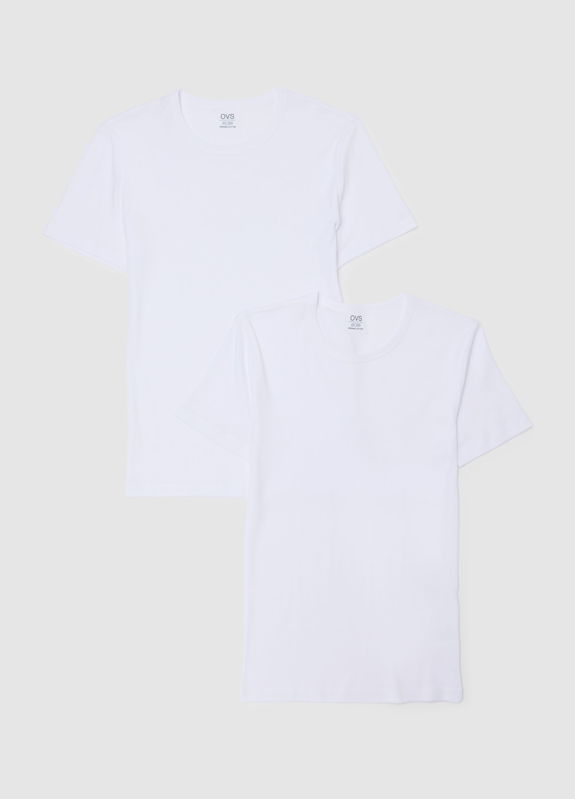 White pure cotton regular fit T-shirt