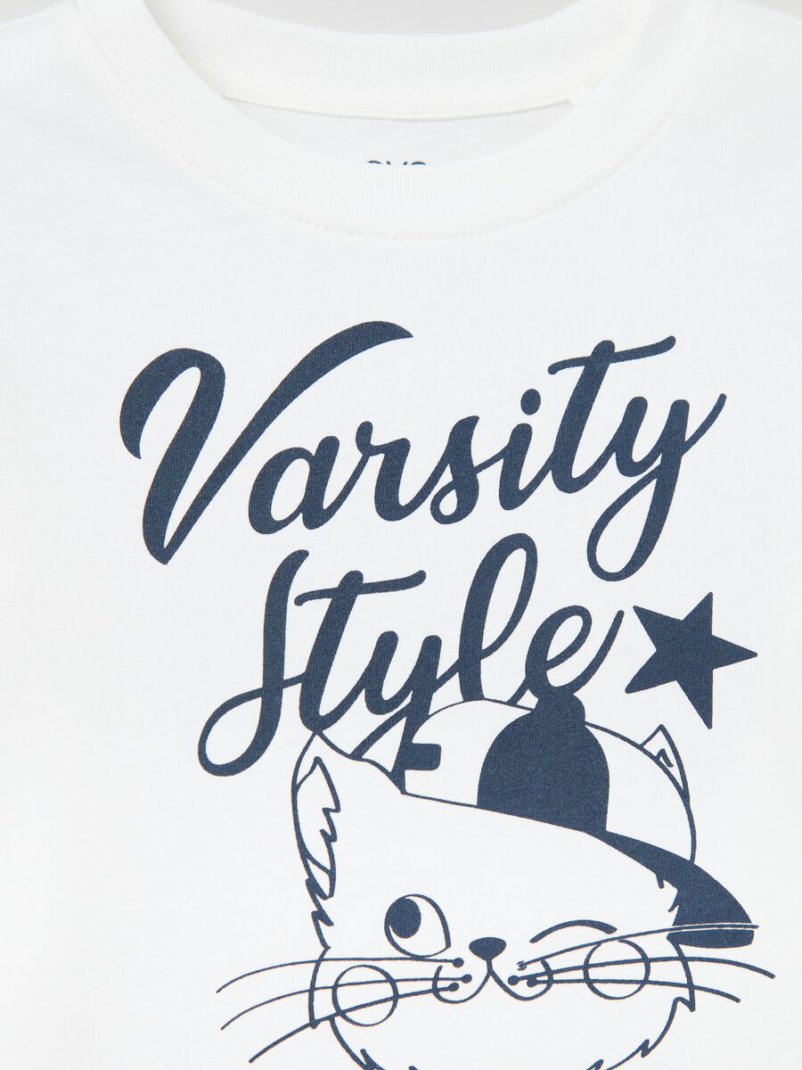 T-shirt a maniche lunghe con stampa_2