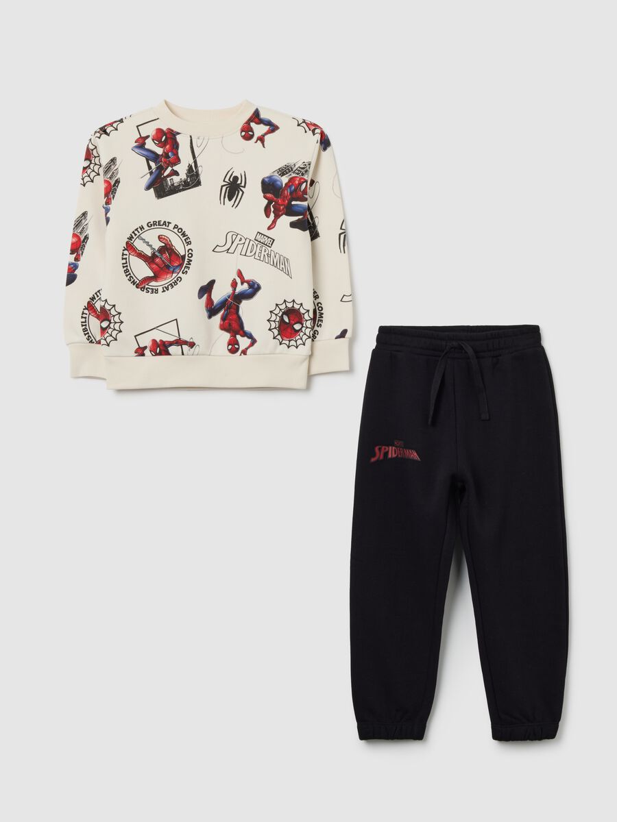 Multicolour set with Spiderman print_0