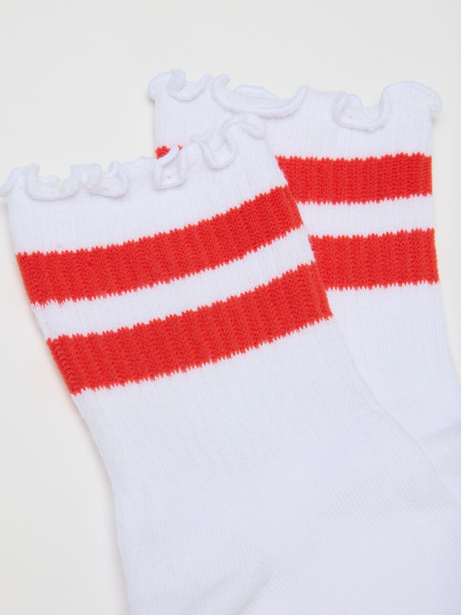 Cotton multicolor regular fit socks twin pack_1