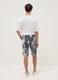 Shorts in puro cotone con stampa multicolor da ragazzo regular fit_1