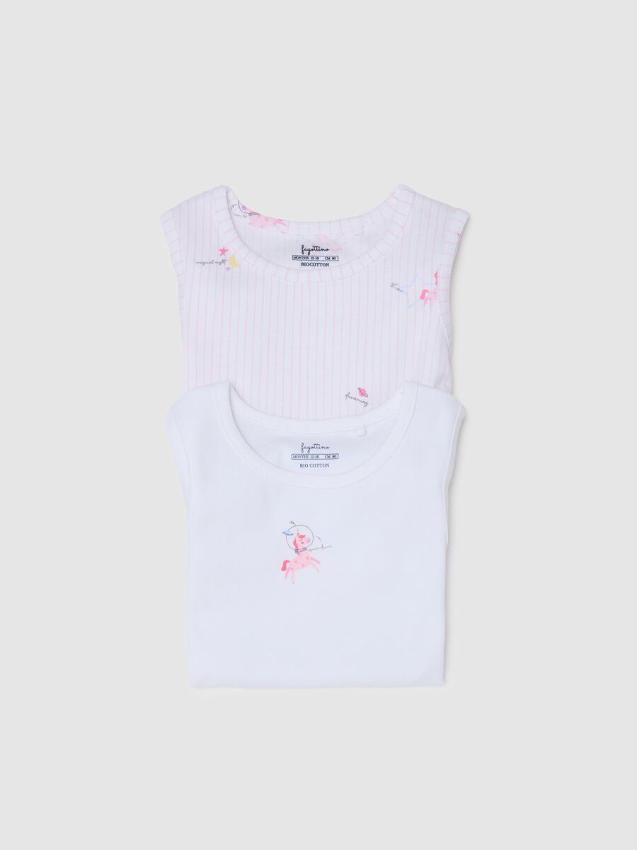 Bipack of multicolour pure cotton baby bodysuits_2