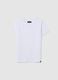 White regular fit pure cotton t-shirt_4