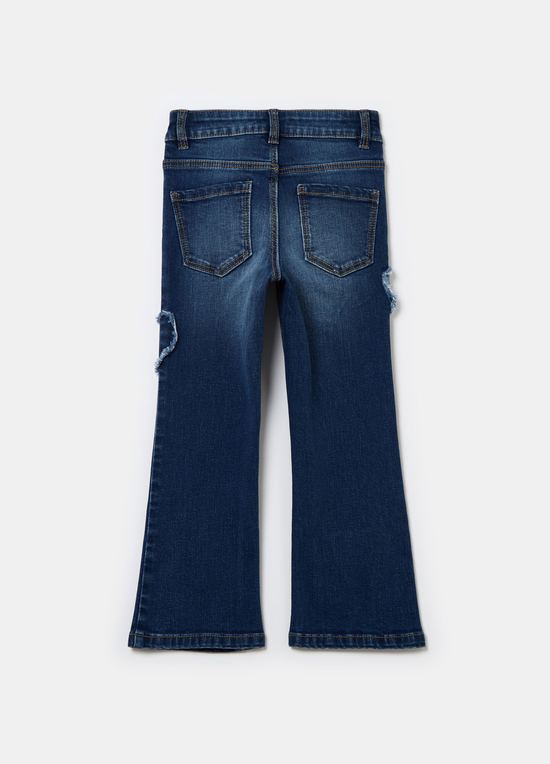 Jeans sfrangiati sotto zara hotsell