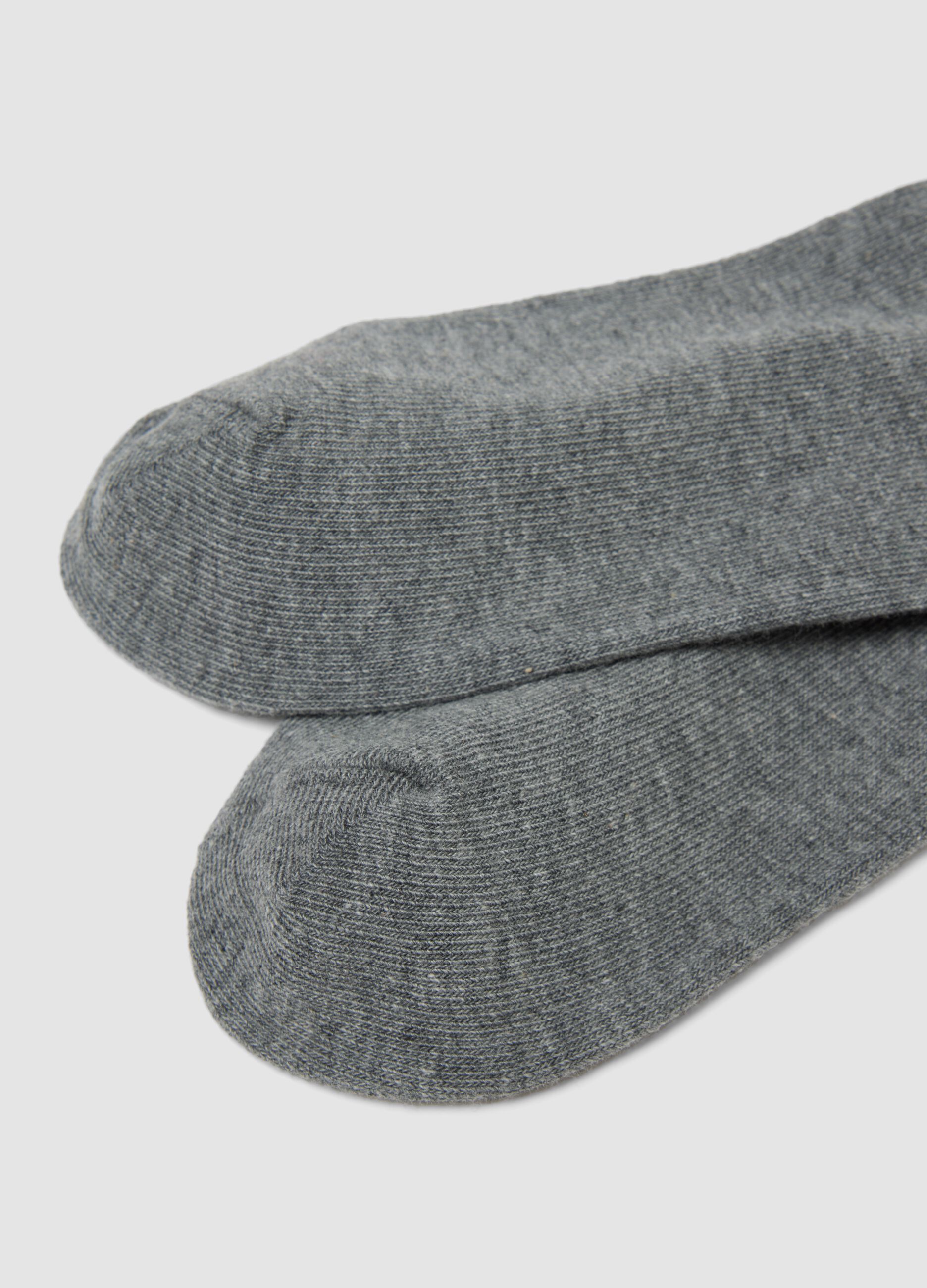 Two-pack of multicolour socks in stretch organic cotton