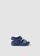 Blue beach sandals with Velcro fastening_0
