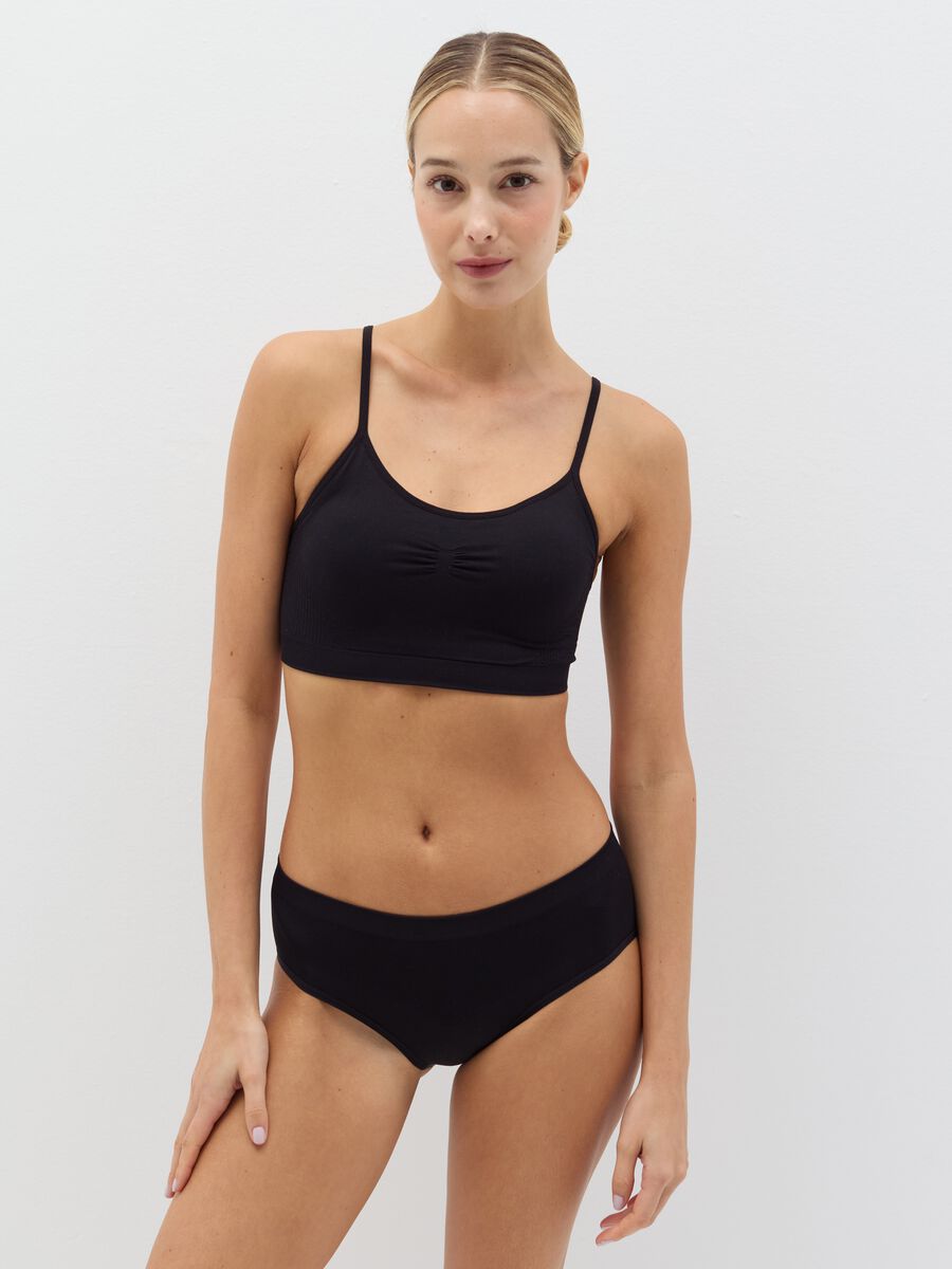 The One seamless briefs in microfibre_0