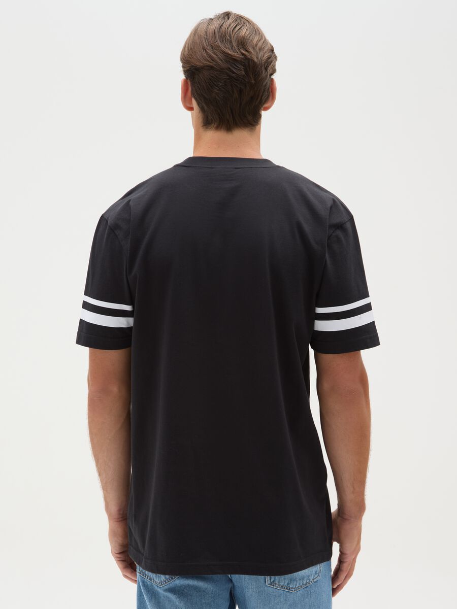 T-shirt in puro cotone multicolor con stampa NBA_2