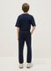Boy's regular fit blue pure cotton jogger trousers_1