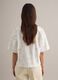 White pure cotton t-shirt relaxed fit with floral embroidery_3