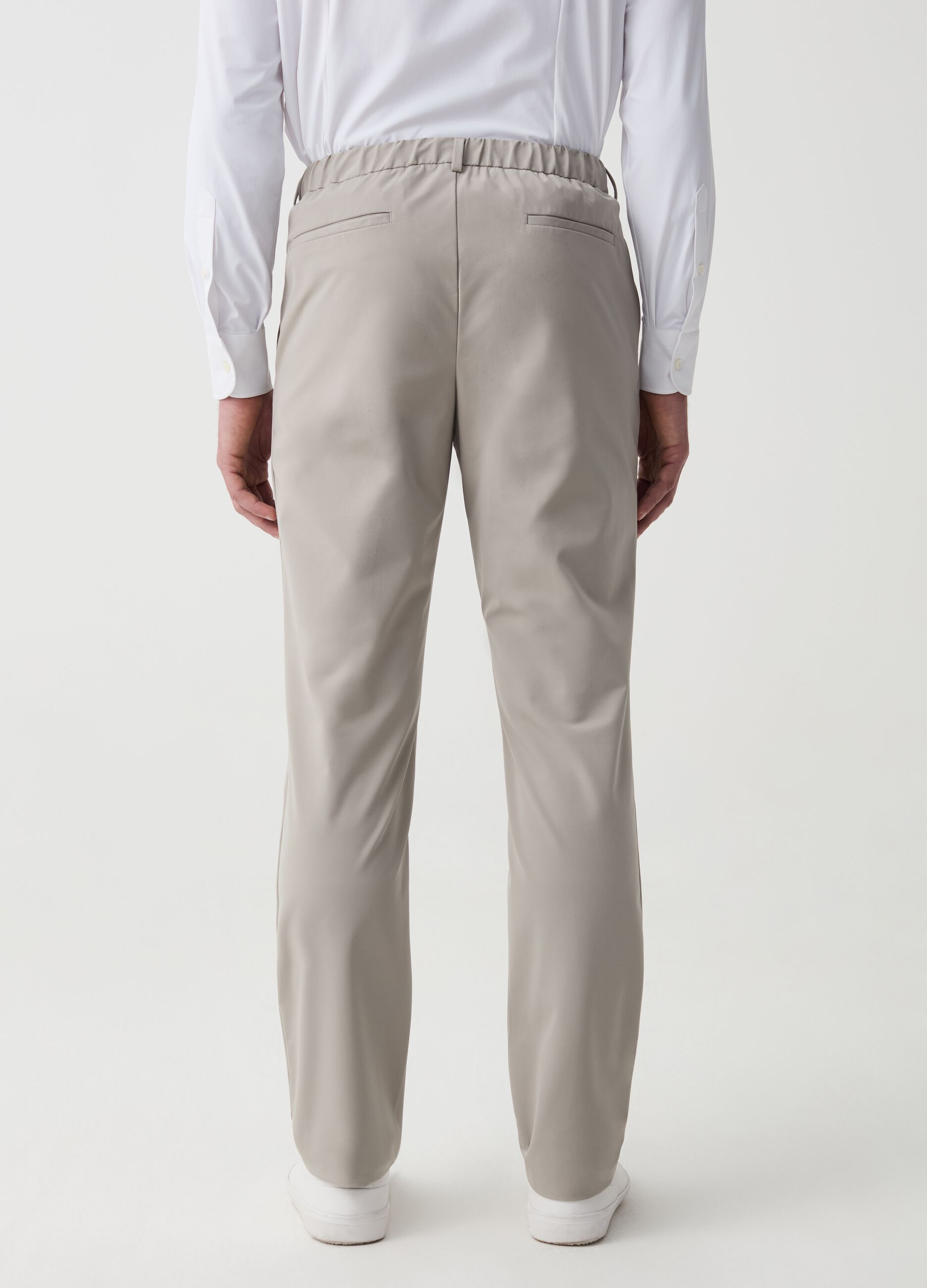 Pantalone slim fit stretch con coulisse OVS Tech