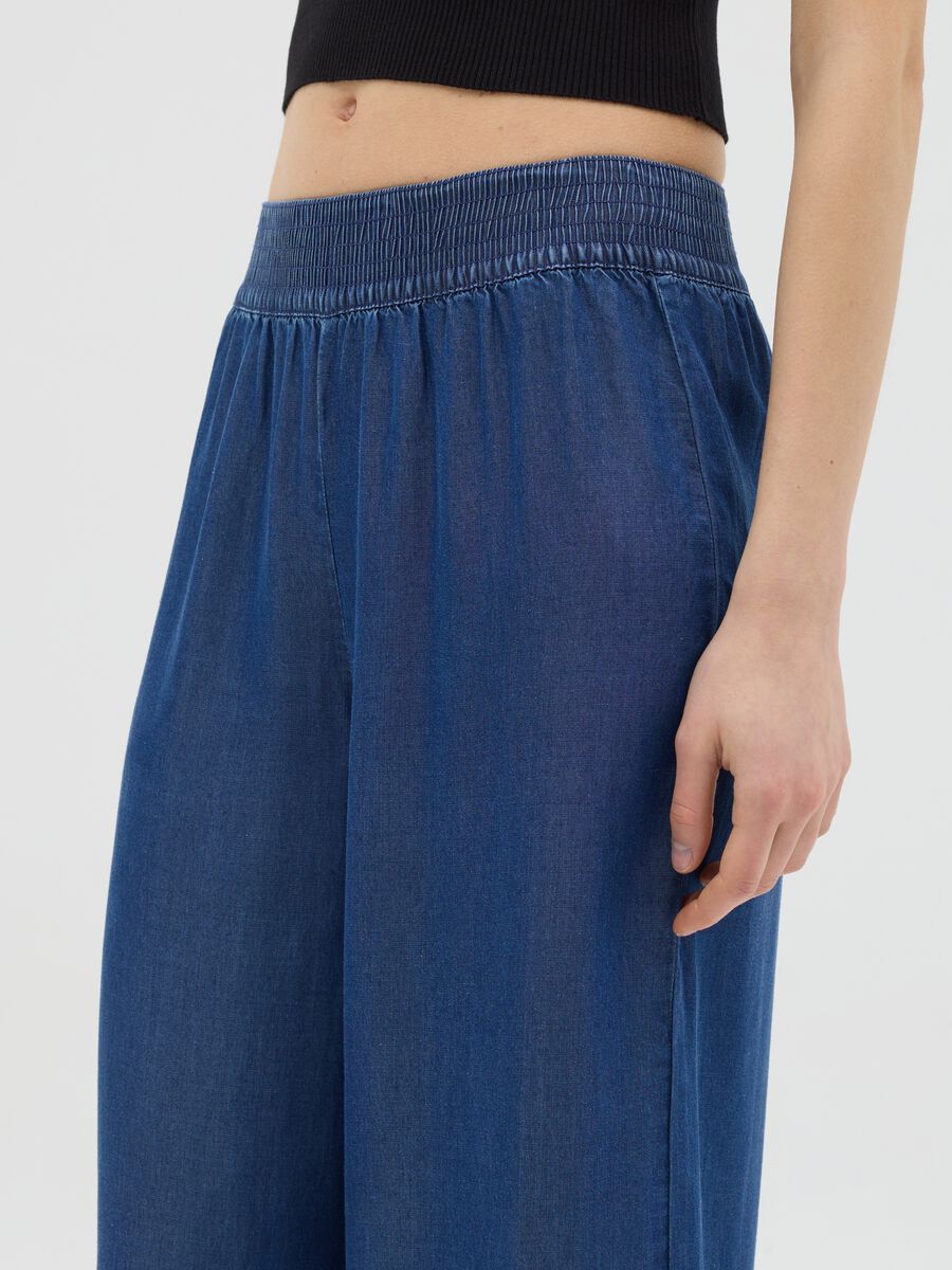 Wide-leg jeans in Lyocell_2