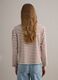 Maglia in puro cotone a righe multicolor relaxed fit con cuore_3