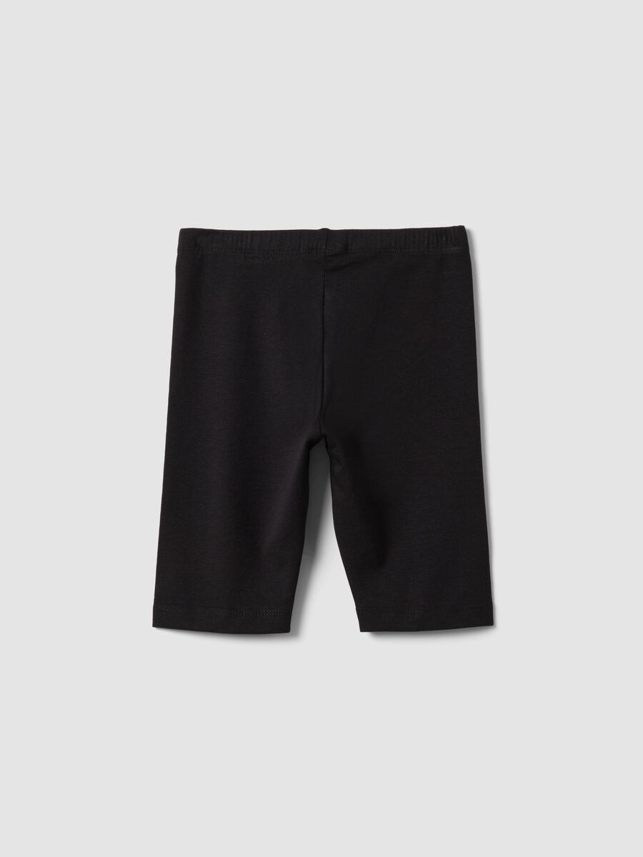 Black organic cotton shorts_1
