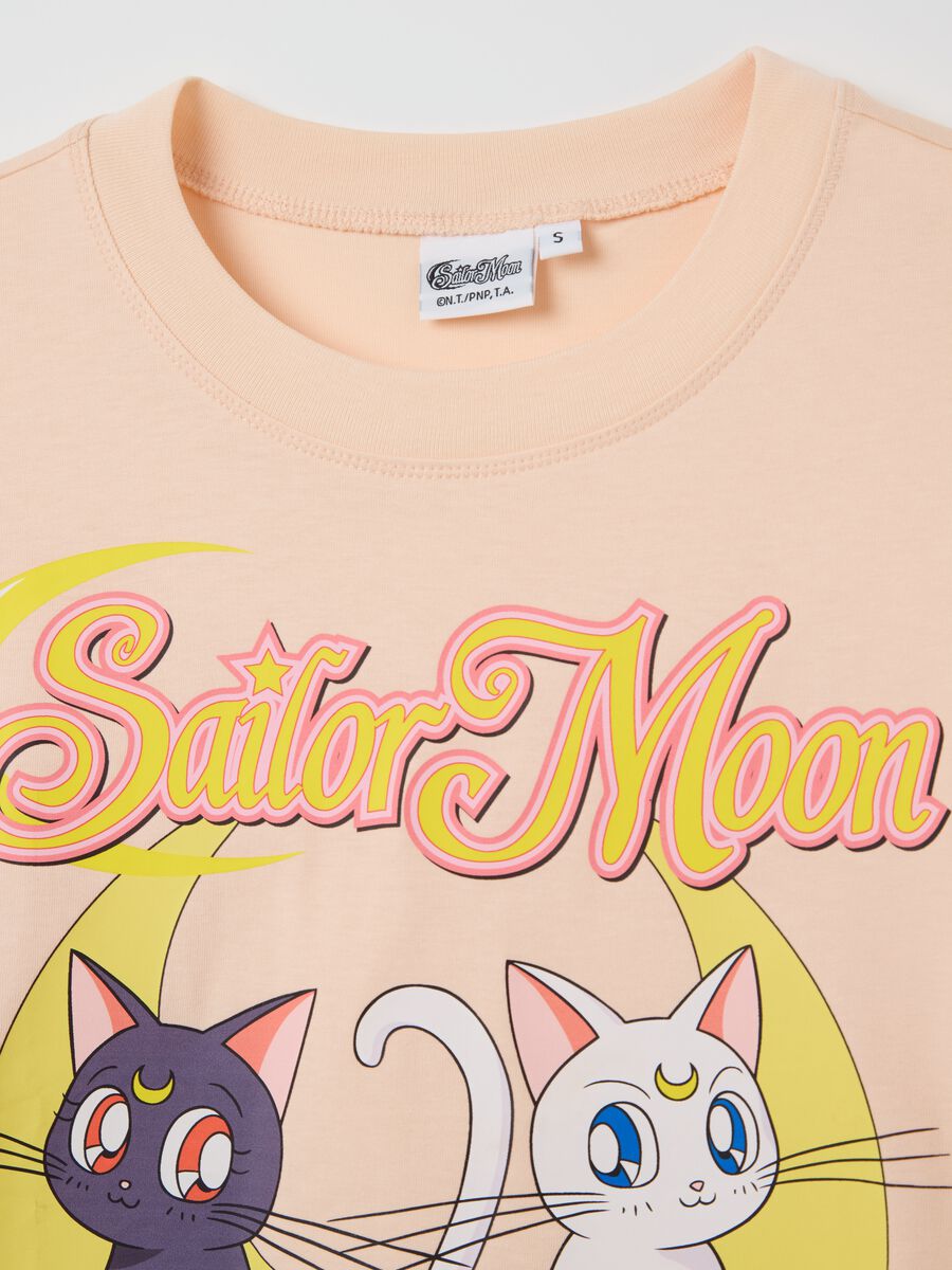 Short-sleeved T-shirt with Sailor Moon print_5