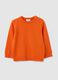 Orange Pure Cotton Baby Sweater_0