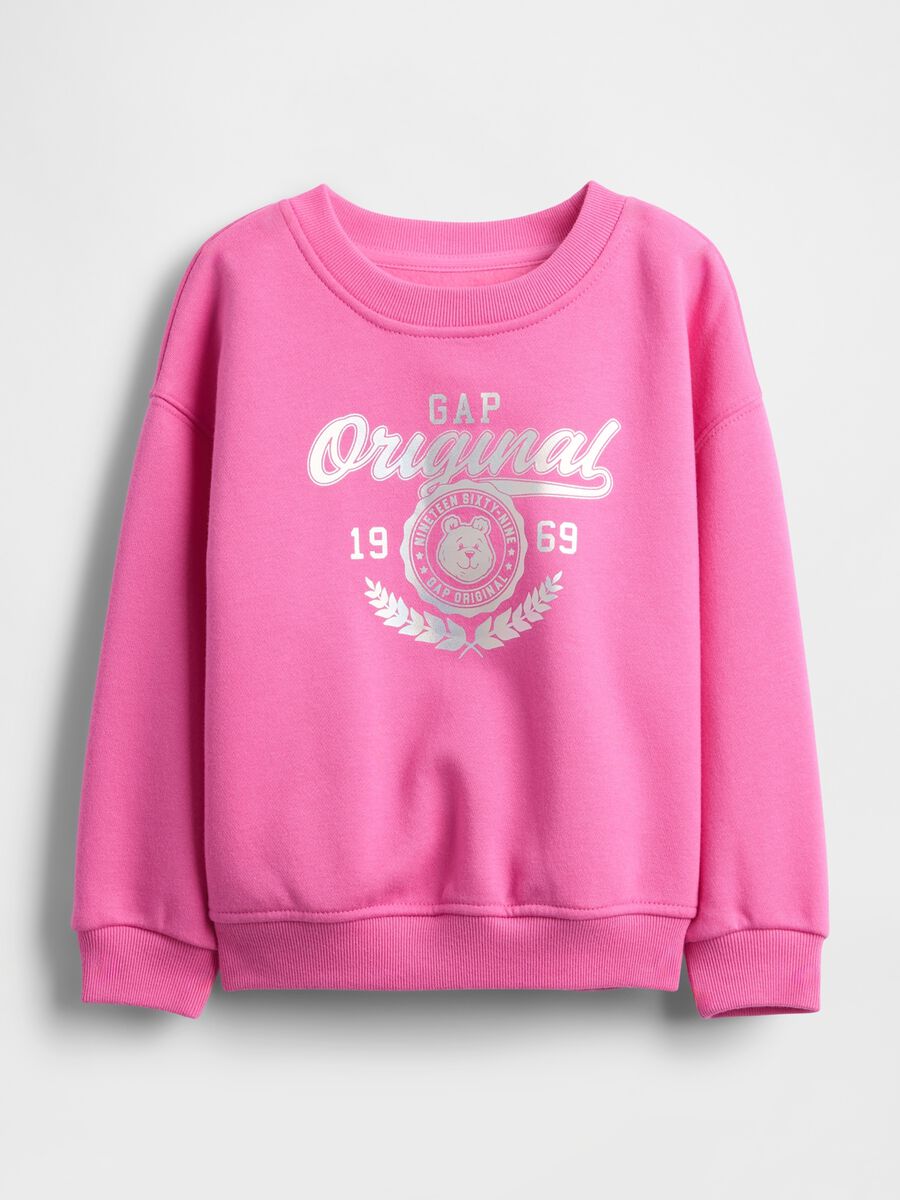 Pink sweatshirt with graphic_0