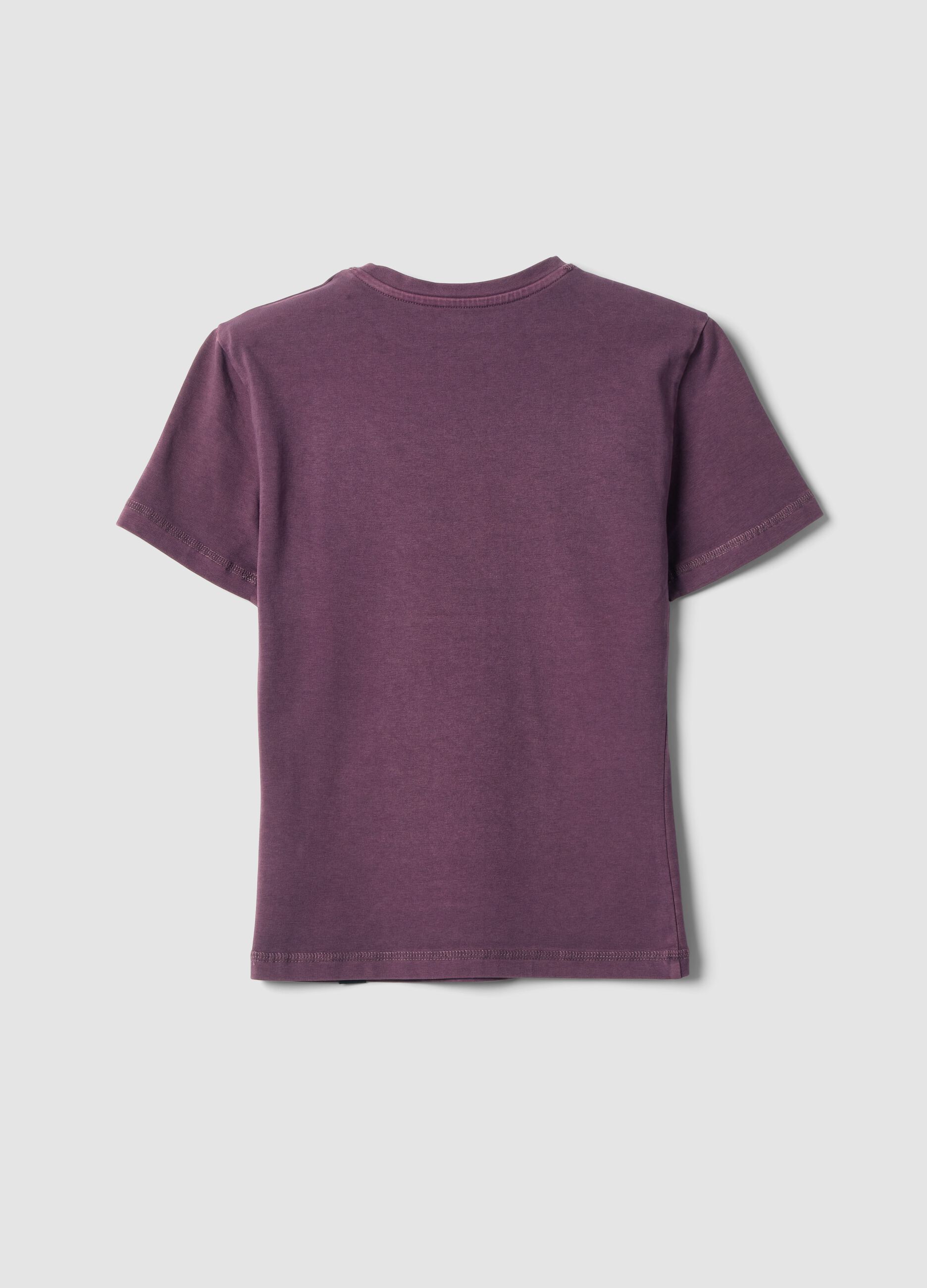 Perfect Washed Burgundy T-shirt