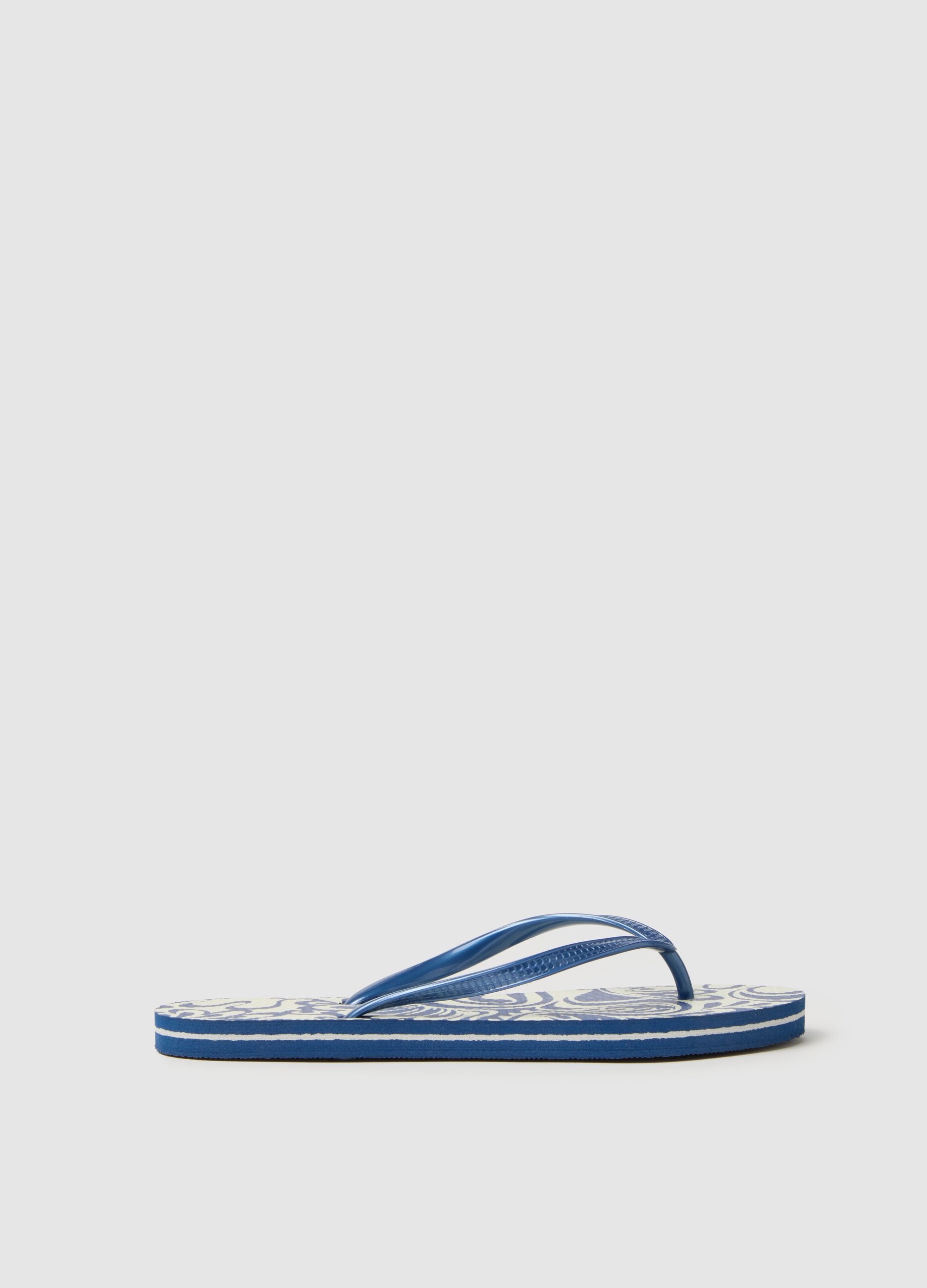 Women's Multicolour Flip-Flops with Print