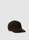 Pure Black Cotton Baseball Cap_0