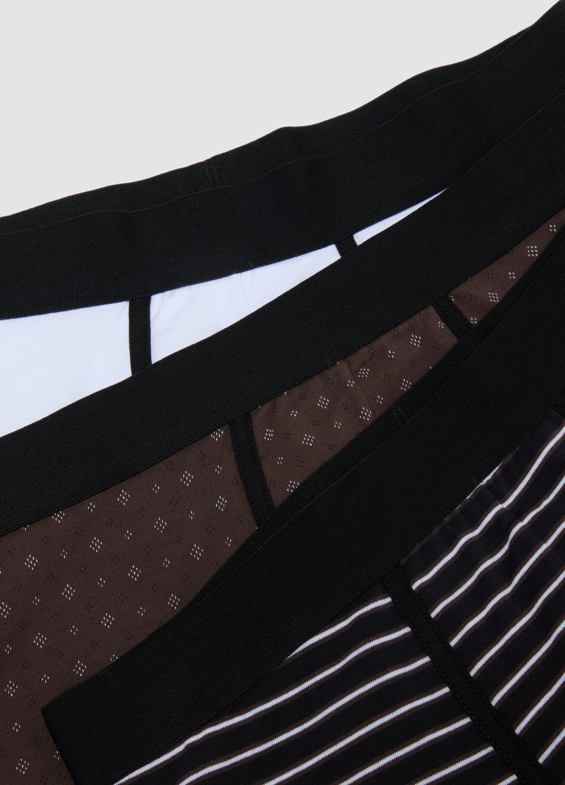 Five-pack of multicolour organic stretch-cotton boxers