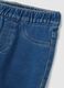Girls' Blue Cotton Blend Skinny Jeggings_2
