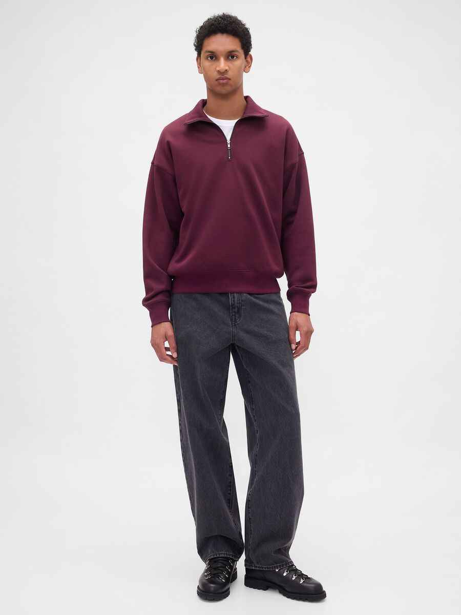 Purple Half-Zip Sweatshirt_2