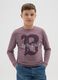 Boy's pure cotton purple oversized T-shirt_0