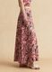 Gonna midi multicolor in misto cotone e lino_3