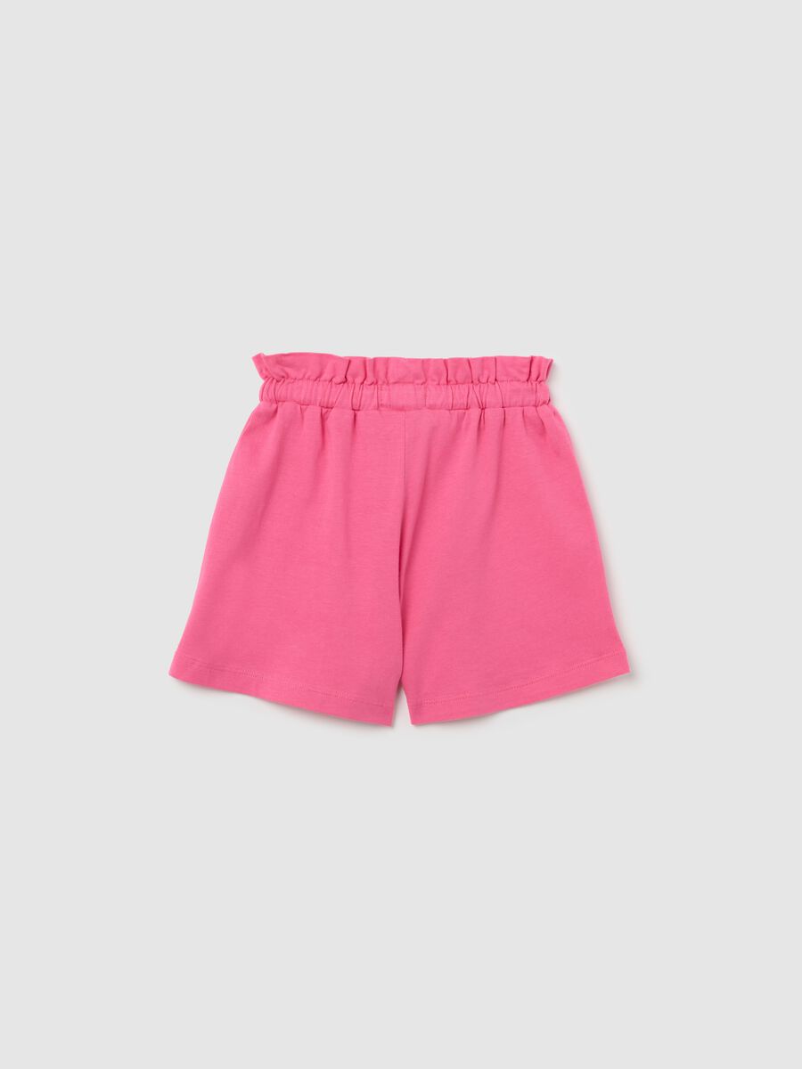 Pink pure cotton shorts OVS Kids_1