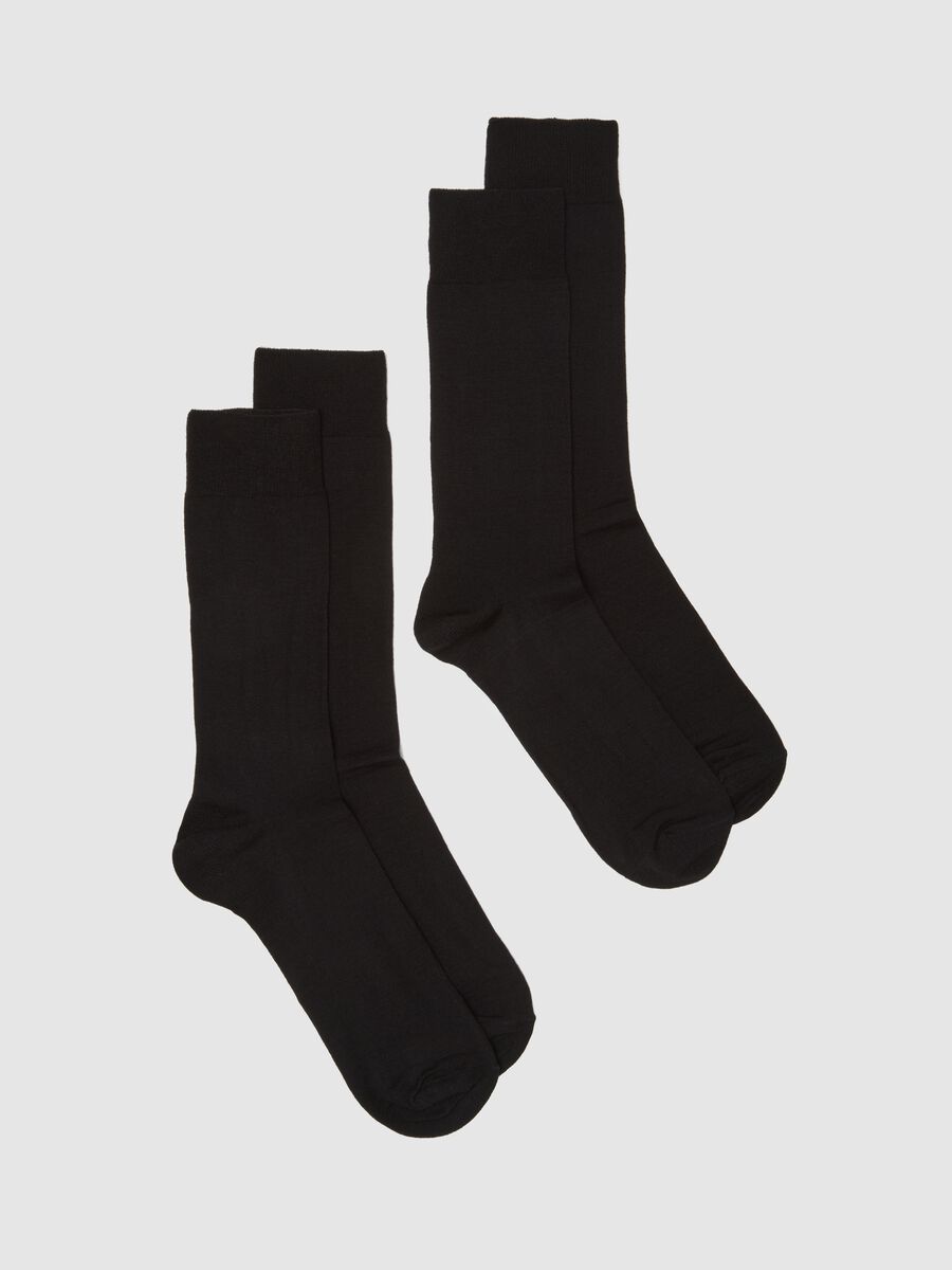 Two-pack of black long socks_0