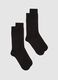 Two-pack of black long socks_0