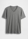 Pure cotton V-neck T-shirt_3