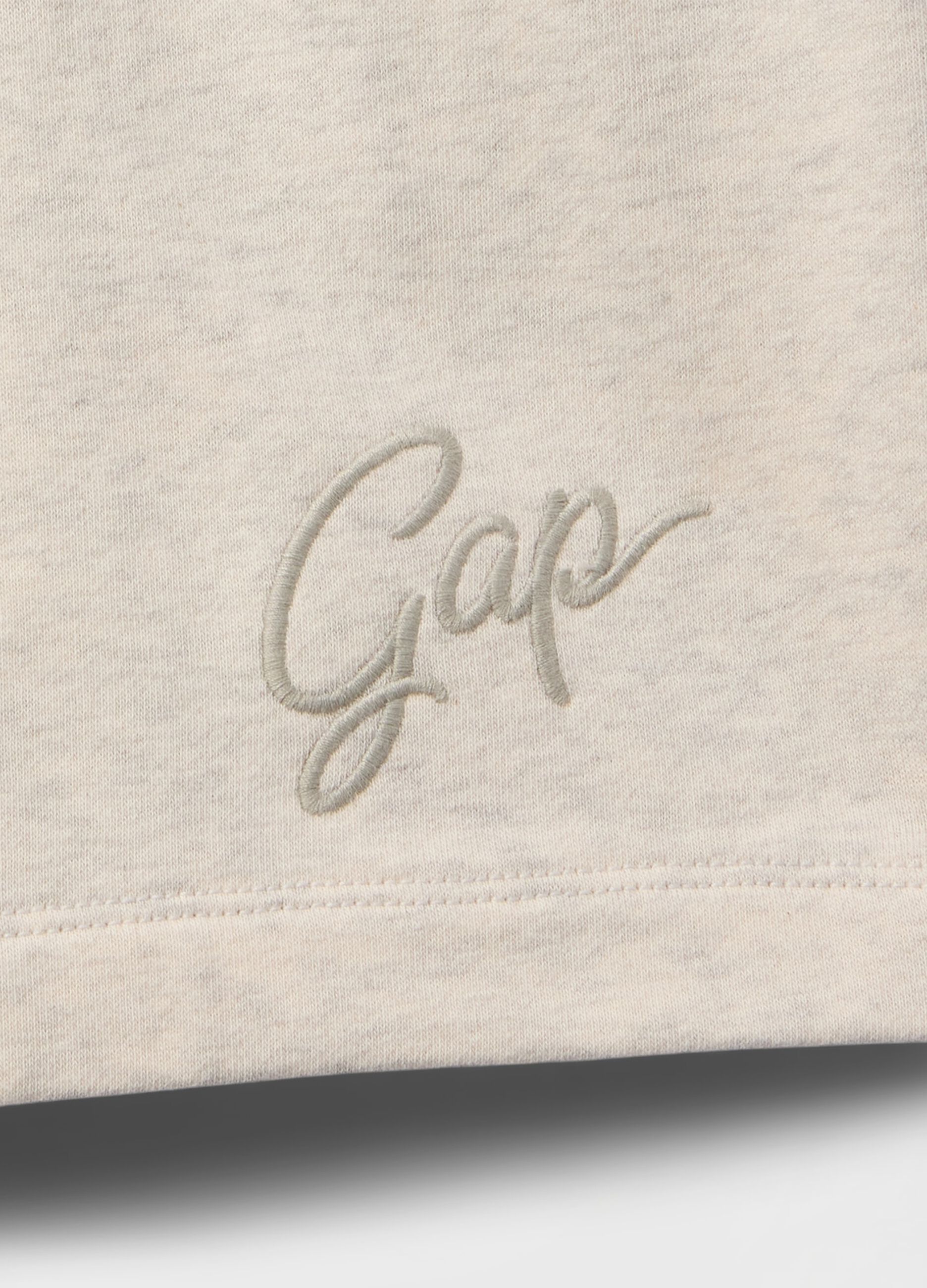 Beige cotton blend shorts from Gap